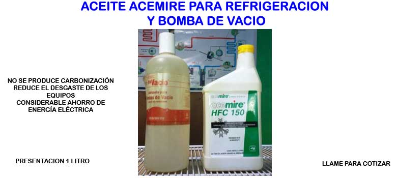 aceites para refrigeracion acemire