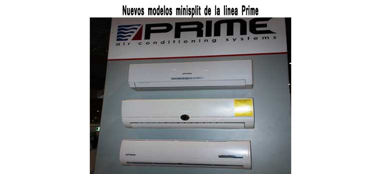 Modelos de aire acondicionado minisplit prime